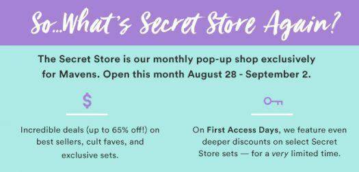 Julep Secret Store Now Open + Coupon Code - September 2017