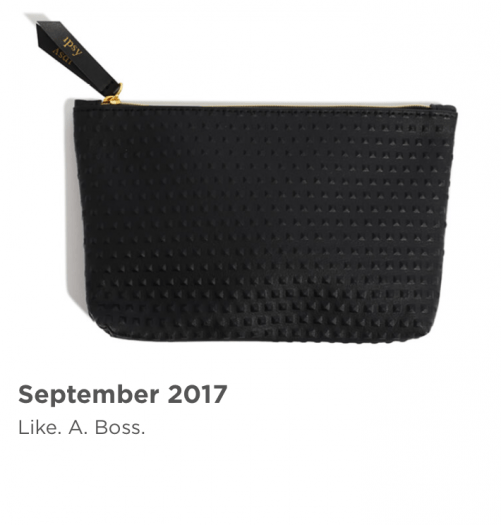 vSeptember 2017 ipsy Glam Bag - A Better Look!