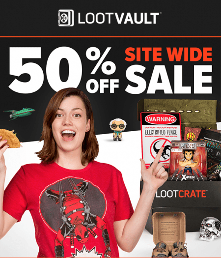 Loot Vault Sale - 50% Off Everything!