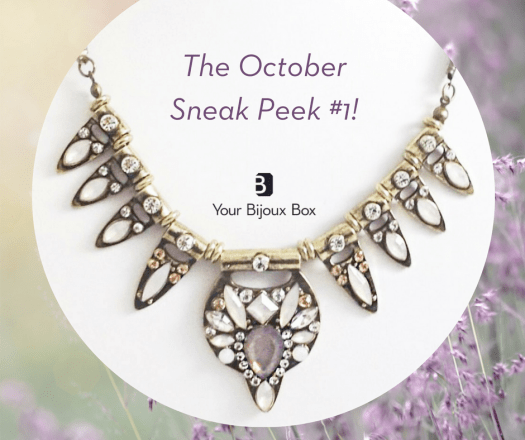 Your Bijoux Box October 2017 Spoiler + Price Increase Reminder