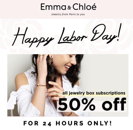 Emma & Chloe Labor Day Sale – 50% Off Subscriptions