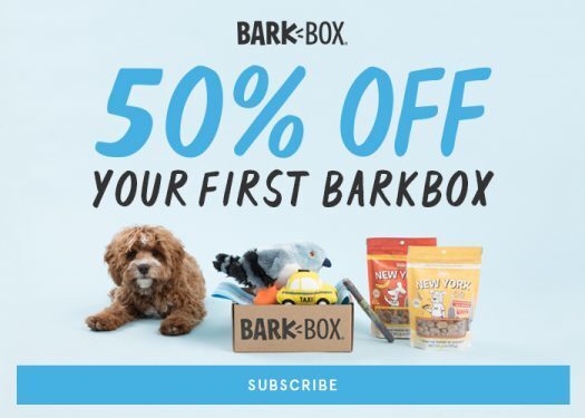 BarkBox Coupon Code: 50% Off First Box Offer!