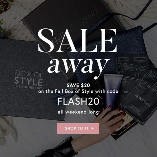 Box of Style by Rachel Zoe Coupon Code -Save $20 Off your First Box!