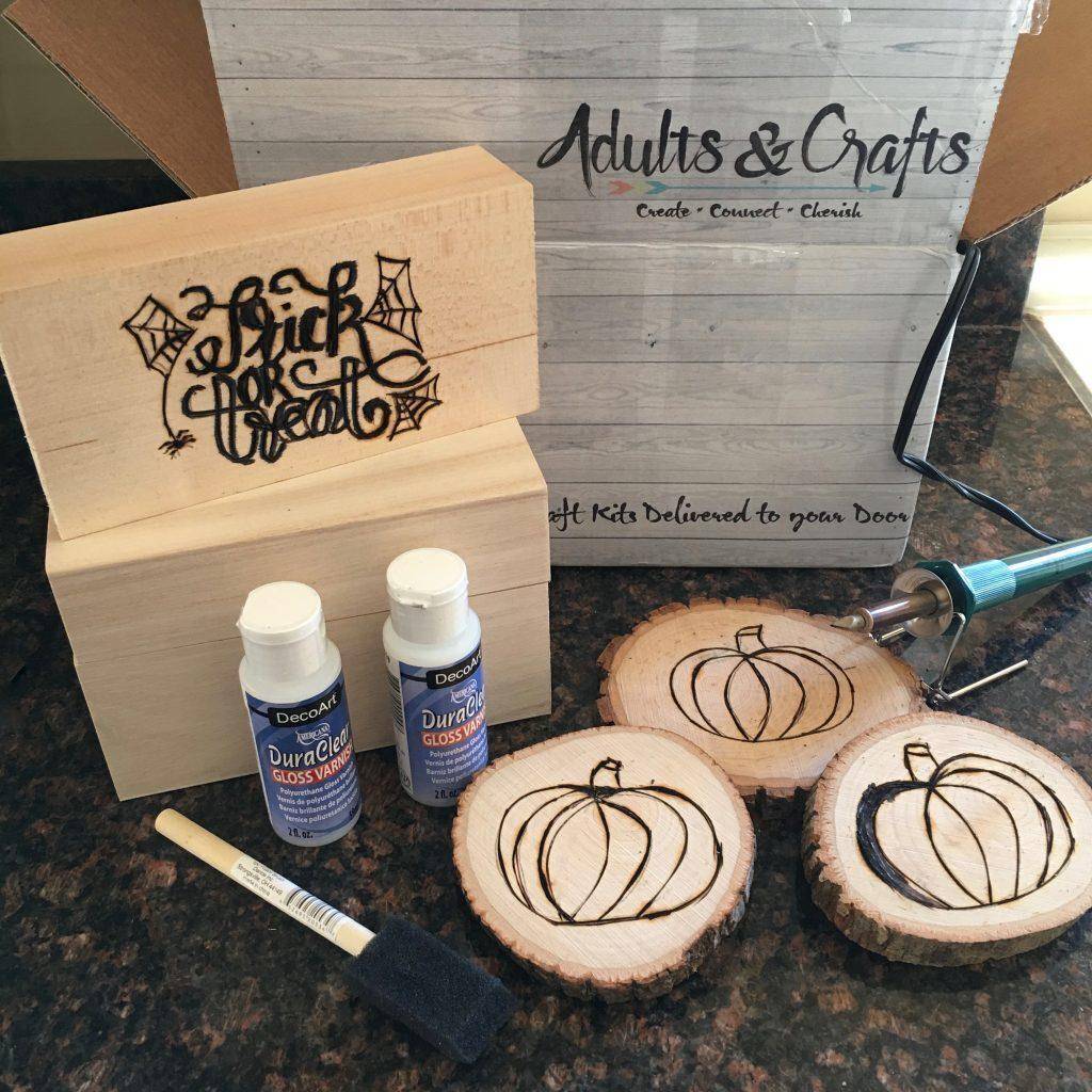 Adults & Crafts Review - Wood Burning 3-Pack Kit - September 2017