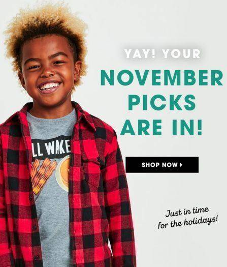 November FabKids 2017 Selection Time + New Subscriber Offer