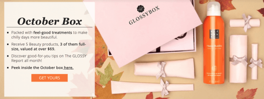 GLOSSYBOX Coupon Code + October 2017 Spoilers!GLOSSYBOX Coupon Code + October 2017 Spoilers!