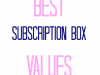 Top 3 October 2017 Subscription Box Values(So Far)