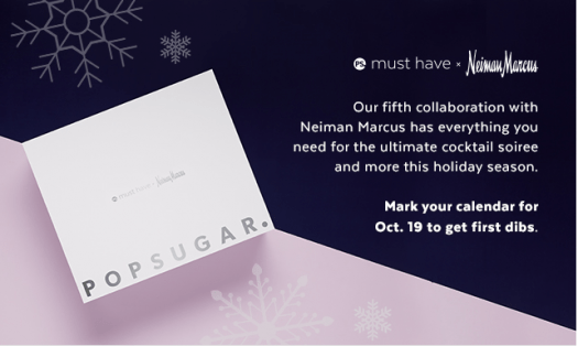 Read more about the article 2017 POPSUGAR Must Have x Neiman Marcus Limited Edition Box – On Sale October 19th