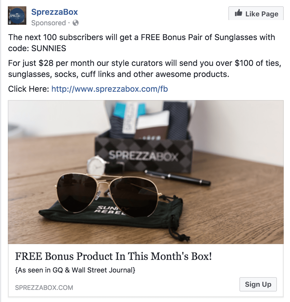 Read more about the article SprezzaBox Free Sunglasses for New Subscribers!