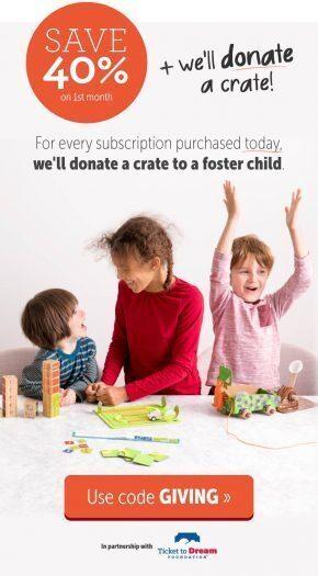 KiwiCo Giving Tuesday Offer - Save 40% & KiwiCo. Donates A Crate!