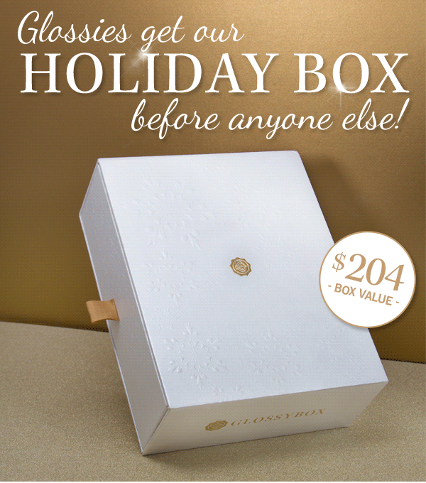 GLOSSYBOX Holiday 2017 Limited Edition Box **Full Spoilers**
