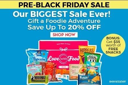 Love With Food is having a pre-Black Friday sale and it's their biggest sale EVER! 
