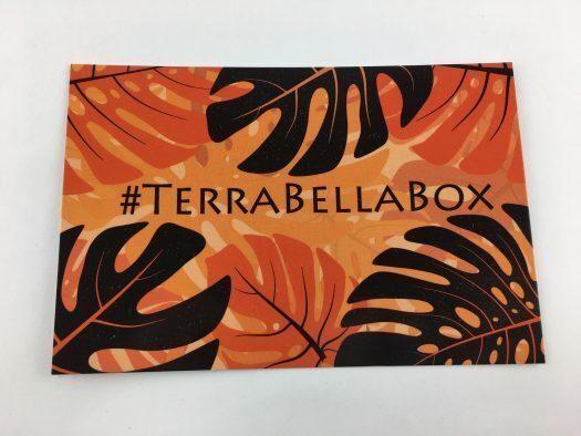 Terra Bella Subscription Box Review - October 2017