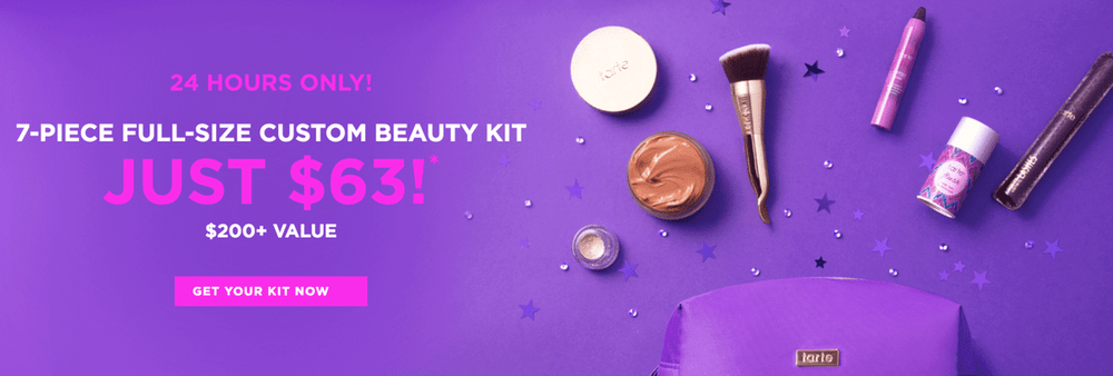 Read more about the article tarte Create Your Own 7-Piece Custom Kit for $63 (Extended)