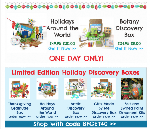 Green Kid Crafts New Markdowns + Black Friday Sale Continues