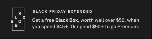 Bespoke Post Black Friday Sale - Free BLK Box with Purchase (Last Day)