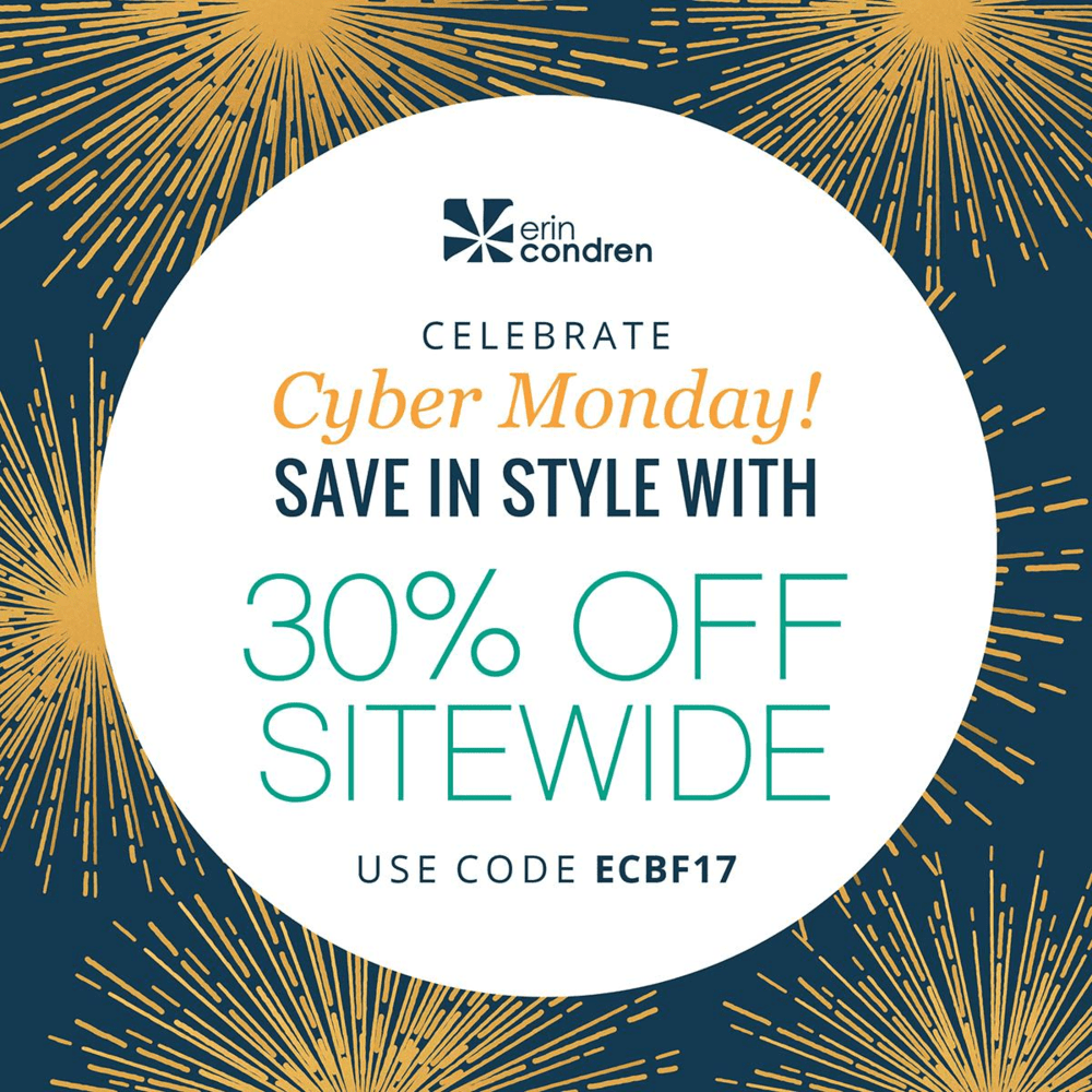 Erin Condren Cyber Monday Sale – Save 30% Off Sitewide!