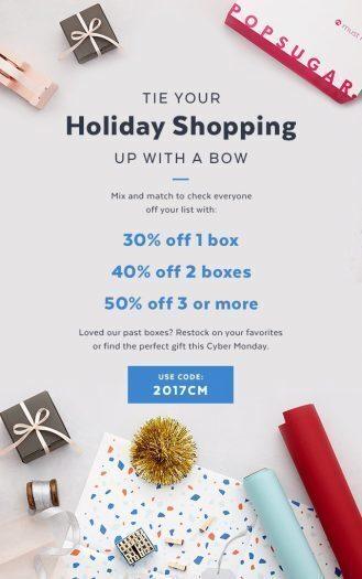 POPSUGAR Cyber Monday Sale – Save Up to 50% Off Past Boxes!