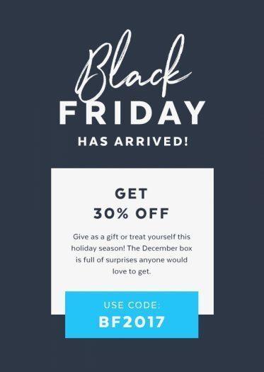 POPSUGAR Black Friday Sale - Save 30% the December 2017 Box!