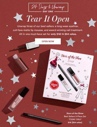 Read more about the article Julep 24 Days of Christmas Deals!