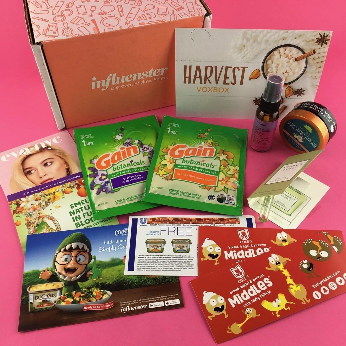 Read more about the article Influenster Harvest Voxbox Review