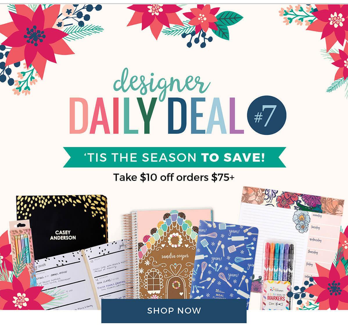 Read more about the article Erin Condren Daily Deal #7 – Save $10 off a $75+ Purchase