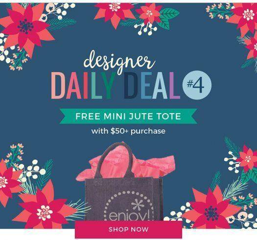 Erin Condren Daily Deal #4 - Free Mini Jute Tote with $50+ Purchase