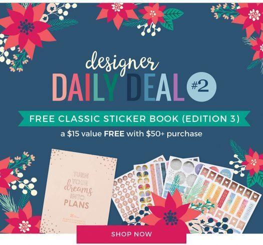 Read more about the article Erin Condren Daily Deal #2 – Free Sticker Book with $50+ Purchase