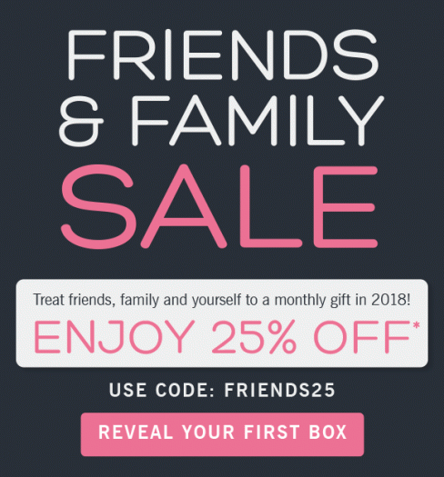 GLOSSYBOX 25% Off Coupon Code