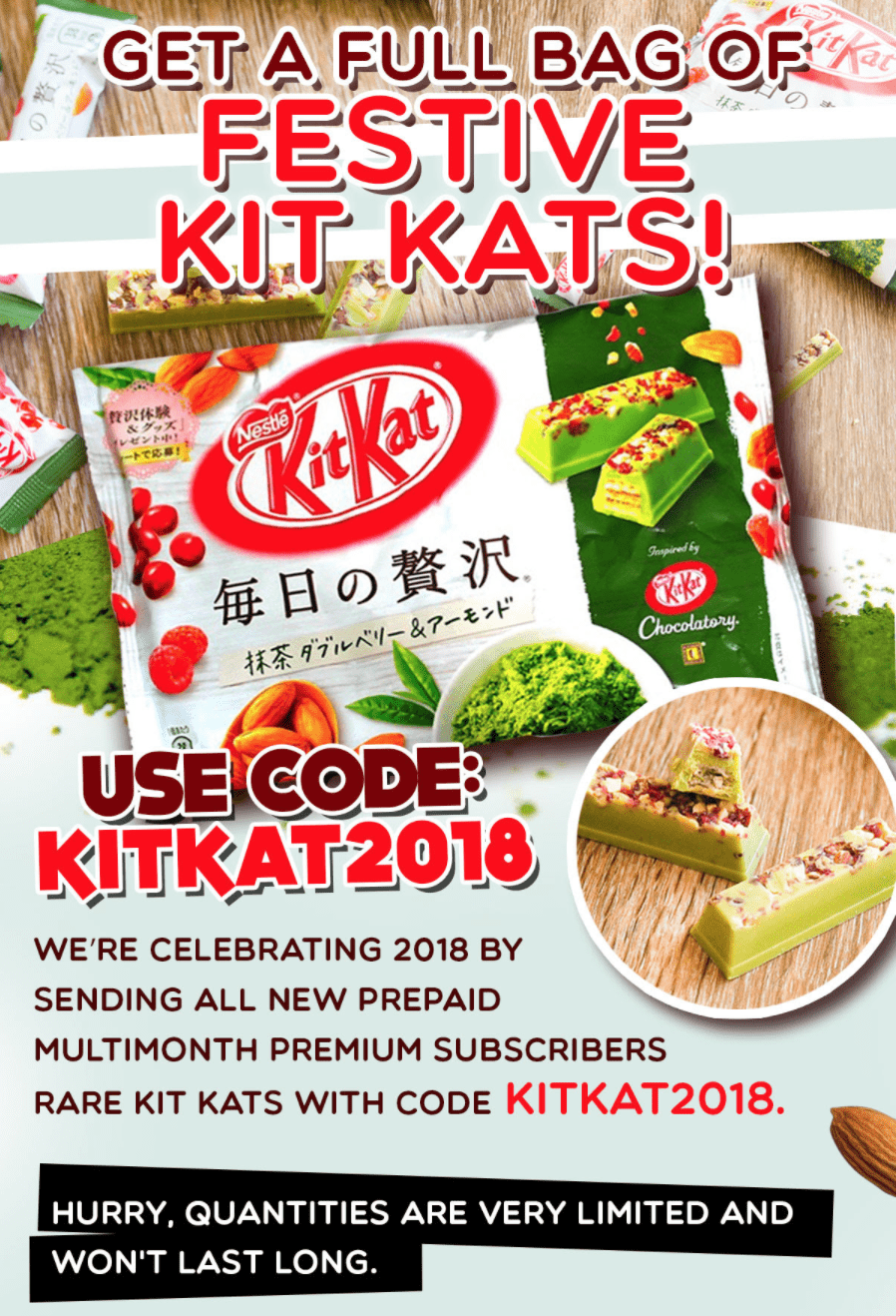 Read more about the article Japan Crate Free Festive Kit-Kats wth New Subscription