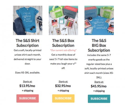 Smartass and Sass New Subscription Options