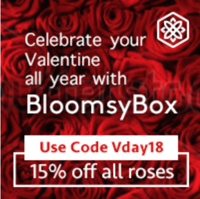 BloomsyBox Coupon Code – 15% Off Roses!
