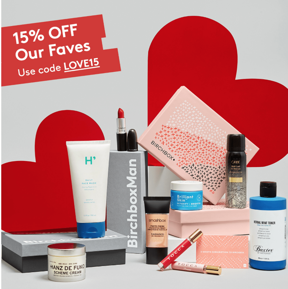 Read more about the article Birchbox – Save 15% Off Valentine’s Day Shop Items + Gift Subscriptions