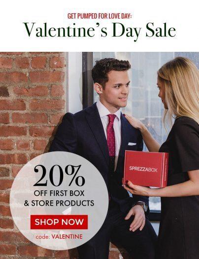 SprezzaBox Valentine’s Day Sale – Save 20%!