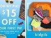 Kidpik $15 Off Coupon Code