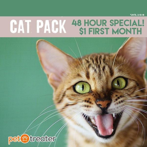 Read more about the article Pet Treater Coupon Code – First Cat Pack for $1