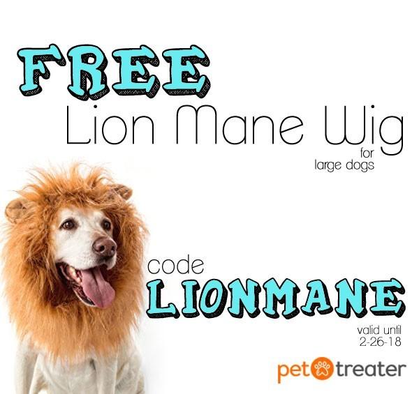 Read more about the article Pet Treater Coupon Code – Free Lion Mane Wig with New Subscription