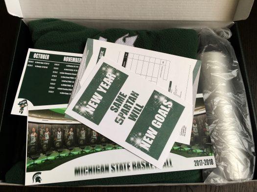 Spartan Box Michigan State Subscription Box Review - January 2018