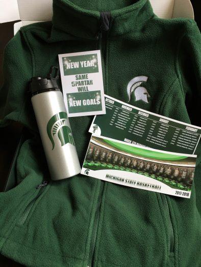 Spartan Box Michigan State Subscription Box Review - January 2018