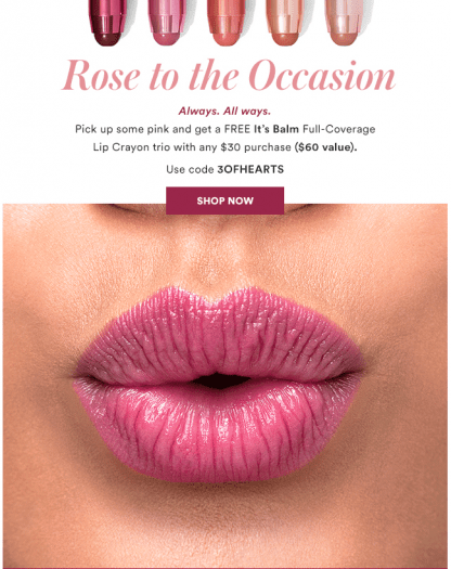 Read more about the article Julep Free It’s Balm Full-Coverage Lip Crayon with shop purchases of $30+