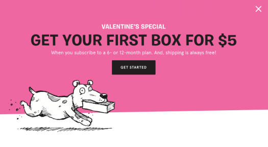 BarkBox Coupon Code - $5 First Box on 6 or 12-month Plans!