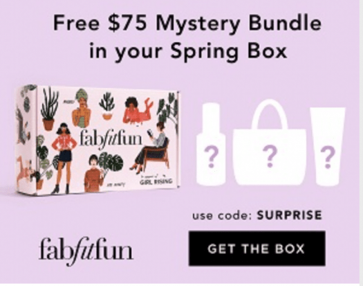 FabFitFun Free Mystery Bundle with New Subscription + Spring 2018 Box Spoilers