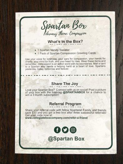 Spartan Box Michigan State Subscription Box Review - February 2018
