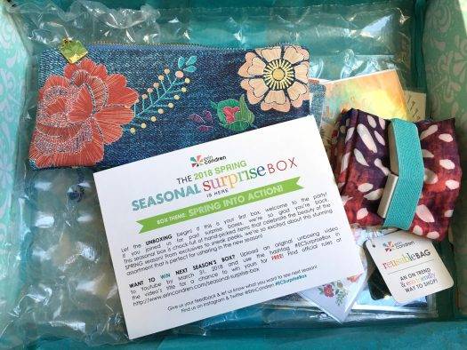 Erin Condren Seasonal Surprise Box Review - Spring 2018