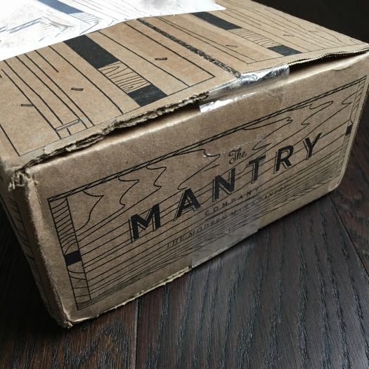 Mantry Subscription Box Review - March 2018