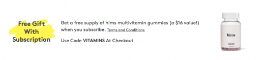 Birchbox Man Coupon: Free hims multivitamin gummies with New Subscription