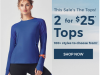 Fabletics 2 for $25 Top Sale