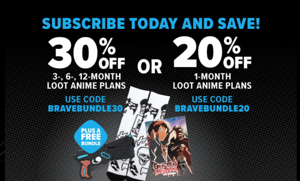 LAST DAY: Loot Anime Coupon Code – Save 20% / 30% + FREE BUNDLE!