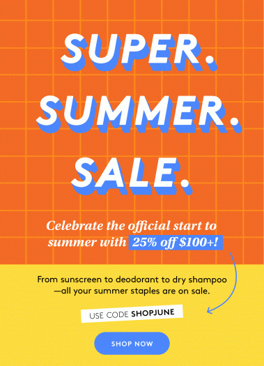 Birchbox 25% Off Summer Sale!