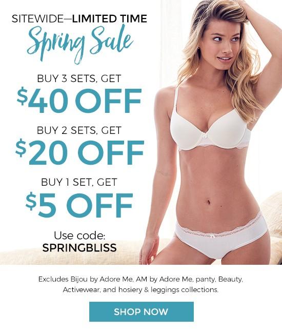 Adore Me Tax Day Sale – First Set for $19.95